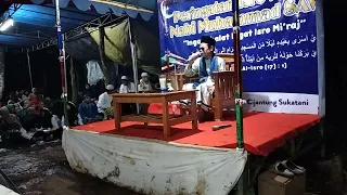 Ustad badru munir da i tunanetra ceramah di cijantung acara mapag romadon