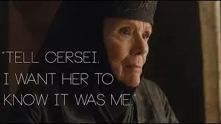 Olenna Tyrell // "Tell Cersei. I want her to know it was me".