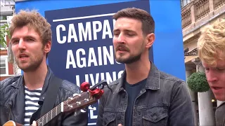 Kodaline playing for theCALMZone.net in Covent Garden, London 22/08/17