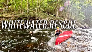 Whitewater Rescue, Secret Waterfalls, & a Bushwhack Portage - Exploring New Territory