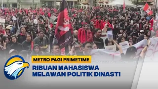 Ribuan Mahasiswa di Surabaya Tolak Keras Politik Dinasti, 'Demokrasi Diamputasi'