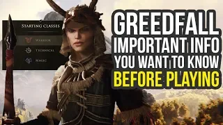 Greedfall Gameplay - All Skills & Important Info You Want To Know (Greedfall Tips And Tricks