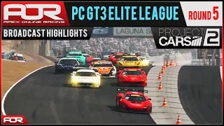 Project CARS 2 | AOR PC GT3 Elite League: S8 Round 5 - Laguna Seca (Broadcast Highlights)