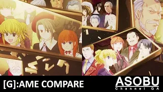 Umineko no Naku Koro Ni Saku Opening Comparison - NEW vs OLD Sprites