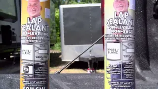 RV Roof Maintenance and Repair Self-Leveling Lap Sealant and Lap Non Sag Difference Wolf Pack 365 16