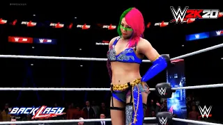 WWE 2K20: BackLash - Nia Jax vs Asuka - Raw Women's Championship