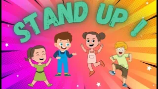 Can you stand up ? Action song | nursery rhymes | kids poems station