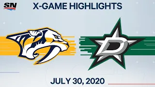 NHL Highlights | Predators vs. Stars - July 30, 2020