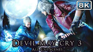 Devil May Cry 3 - All Cutscenes (Full Movie) 8K 60FPS Ultra HD