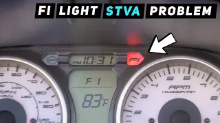 Suzuki Burgman 400: FI Light! STVA Problem FIXED! C28 | Mitch's Scooter Stuff