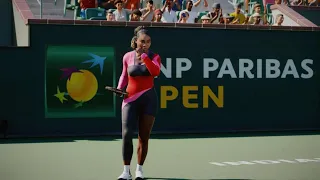 TopSpin 2K25 Serena Williams vs SloanStephens indian wells