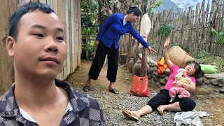 18 year old single mother harvests green vegetables - Hung's mother appears | Ly Tieu An