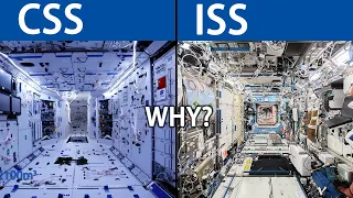 Why is there such a big difference The ISS is crowded, but the CSS is like an Apple store