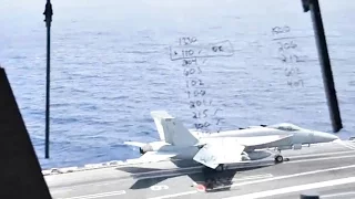 Aircraft Carrier Flight Operations – View From The Tower