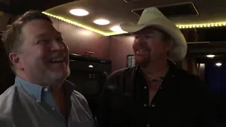 Bob visits with Toby Keith and gets the story behind Haggard’s last public performance