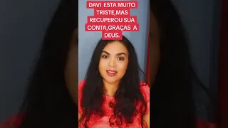 DAVI LAMENTA QUE APÓS  O BBB 24,ELE NÃO  TEVE PAZ E ESTA SENDO PERSEGUIDO