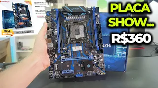 PLACA MÃE BARATA PRA XEON! X99 QD4 DO ALIEXPRESS POR R$360, GOSTEI MUITO DESSA PLACA...