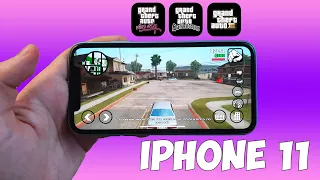 КАК ИДУТ GTA 3, SAN ANDREAS И VICE CITY НА IPHONE 11 (GAMING TEST)