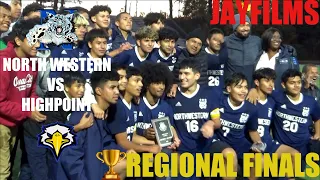 Highpoint vs Northwestern *INTENSE REGIONAL FINALS*⚽️🏆|High School Soccer Highlights