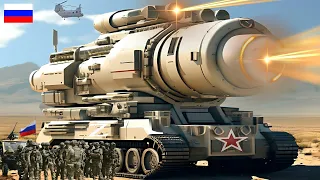 Today! Russia's Latest Generation Advanced Tanks Bombard 750 NATO Tank Convoys in Ukraine - ARMA 3