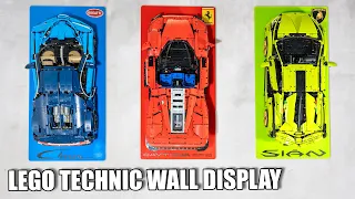 Unique Display - LEGO Wall Display | LEGO 42143 Daytona | LEGO 42115 Sian | LEGO 42083 Chiron Review