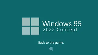 Windows 95, but 2022.