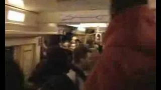 Coupe de France 2006 - PSG / OM - Ambiance dans le RER