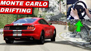 Assetto Corsa Ford GT Mustang Steering Wheel Drift Gameplay