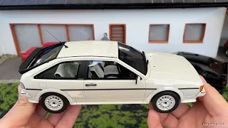 1:18 Volkswagen Scirocco II 1.8 Scala 1989, Alpine white - Otto-mobile [Unboxing]