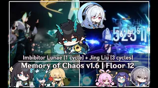 E1S1 Dan Heng • Imbibitor lunae (ft. E2S1 Ruan Mei) + E0S1 Jing Liu Hyper | MoC 1.6 Floor 12 | HSR