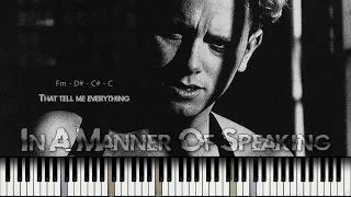 Martin Gore - In A Manner Of Speaking Amazing Piano Cover With Vocals