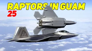 F22 Raptors in Guam | US to  Deploy Dozens of  F22 Raptor Near South China Sea
