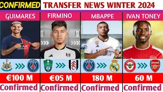 🚨ALL CONFIRMED AND RUMOURS  WINTER TRANSFER NEWS,DONE DEALS✔,FIRMINO TO FULHAM,MBAPPE TO MADRID