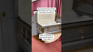 Abandoned Funeral Home Left The Caskets