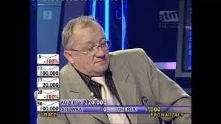 Gra w ciemno (259) - w kopertach 220 000zł, -100% i -100%