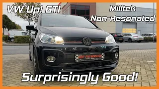 Volkswagen Up! GTi Milltek Non Resonated Exhaust Sound + Install