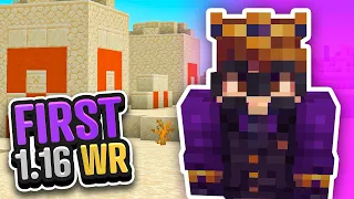 What would the First Minecraft 1.16 World Record Look Like Today?