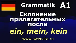 1. Склонение прилагательных I Часть 1 I Смешанное склонение прилагательных I Упражнения