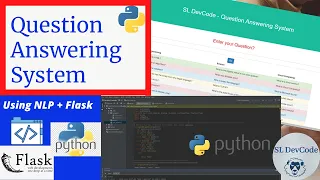 Python Tutorials & Projects 02 - How to Create Question Answering System Using NLP | Demo Video