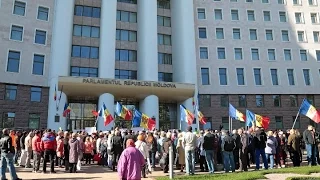 Акция протеста против инициативы Плахотнюка - Додона об изменении избирательной системы.