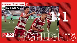 HIGHLIGHTS | Fortuna Düsseldorf vs. Hannover 96 1:1 | Das letzte Quäntchen Glück