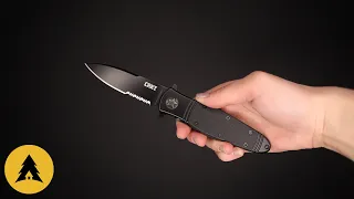 Складной нож CRKT Bombastic Black Serrated