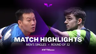 Highlights | Kirill Gerassimenko vs Wang Yang | MS R32 | WTT Champions Macao 2022