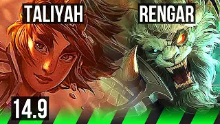 TALIYAH vs RENGAR (JGL) | 66% winrate, 12/3/13, Dominating | TR Master | 14.9