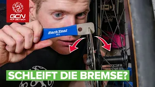 Die Scheibenbremse schleift? So richtest du die Bremsscheibe!