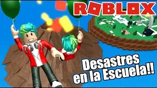 Desastre en la Escuela | Roblox Natural Disaster | Juegos Karim Juega Roblox