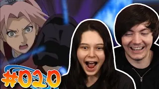 My Girlfriend REACTS to Naruto Shippuden EP 20 (Reaction/Review)