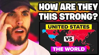 British Guy Reacts to The United States (USA) vs The World - Who Would Win? Military Comparison