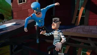 COPS AND ROBBERS HELLO NEIGHBOR NEW MAP | Hello Neighbor Mod