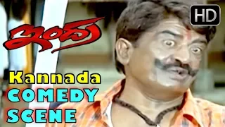 Kannada Comedy Scenes | Darshan Super Comedy with Rowdy Jaggi Comedy Scenes | Indra Kannada Movie
